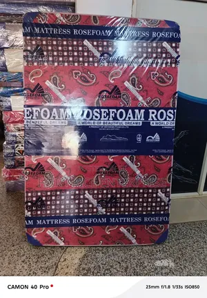 4x6 By6 Inches/ Rosefoam Mattress Sealed Cover/ High Quality