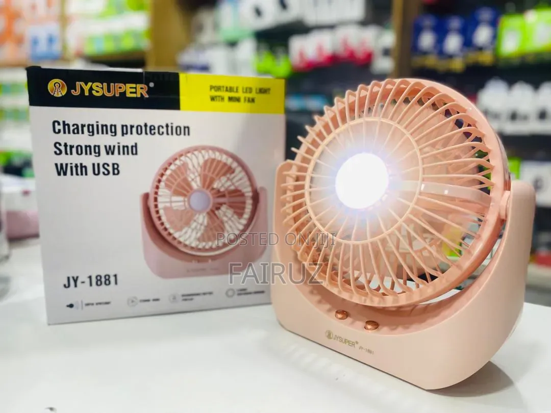 Table Rechargeable Fan