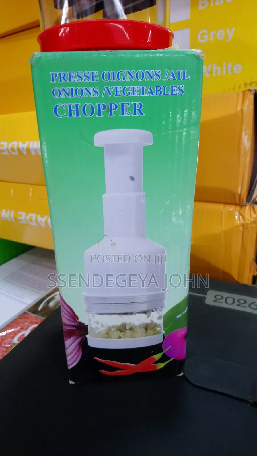 Manual Hand-Press Vegetable Chopper