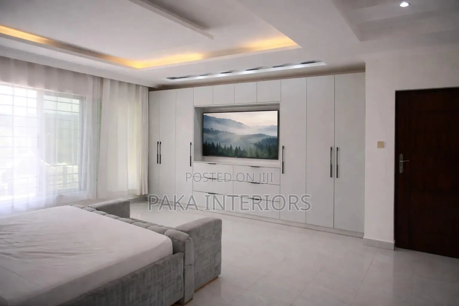 Master Bedroom Gypsum Ceiling Installation