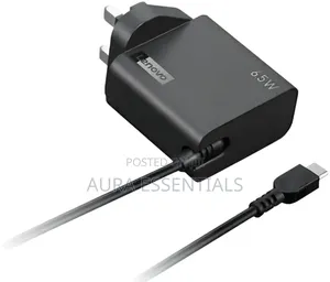 Lenovo 65w Usb-C Wall Adapter With a Uk Plug.