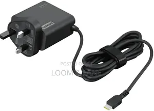 Lenovo 65w Usb-C Wall Adapter With a Uk Plug.
