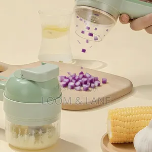 4 in 1 Electric Vegetable Chopper Hand Held