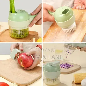 4 in 1 Electric Vegetable Chopper Hand Held