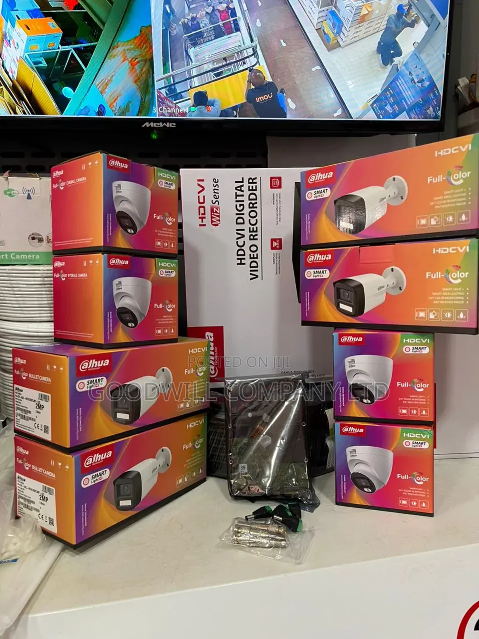 8 Channel Fox-Esswh Dahua Night Vision CCTV Camera Full Kit