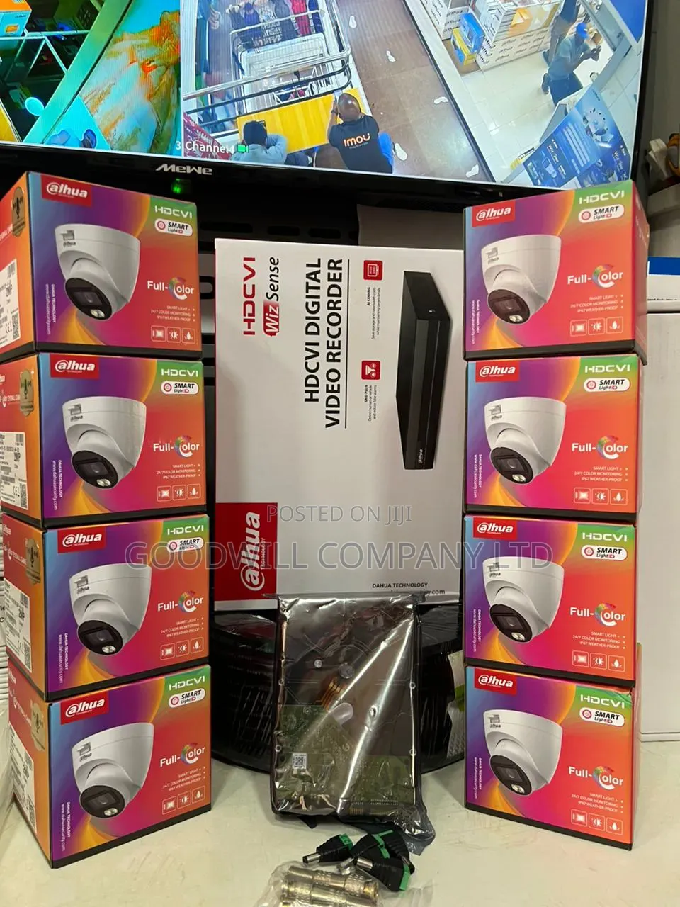 8 Channel Goodwehw Dahua Night Vision CCTV Camera Full Kit