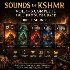 Sounds of KSHMR Vol. 1–5 Complete | Full Producer Pack | 1000+ Sounds
