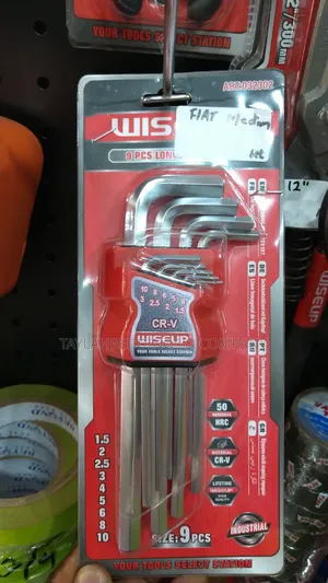 Allen Key Heavy Duty Stainless Steel Set 9 PCS 1.5-2-