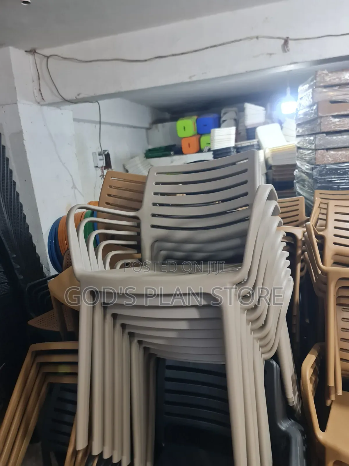 Classical Plastic Chairs Plastic Chairs Gray