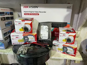 4 Channel Hik Vision Interstellar Warrior CCTV Camera Full Kit
