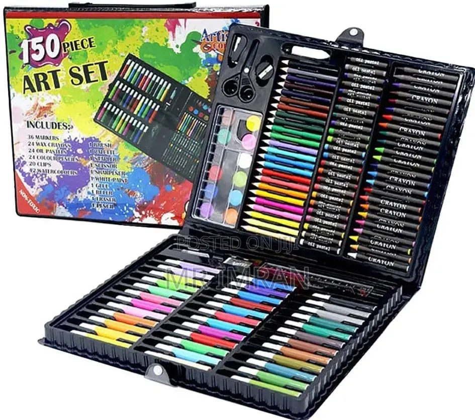 Comprehensive 150-Piece Art Set