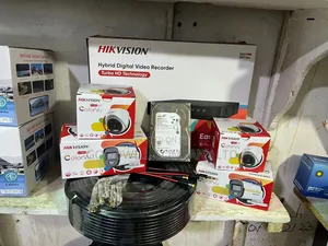 4 Channel Hik Vision Fox-Esswh CCTV Camera Full Kit