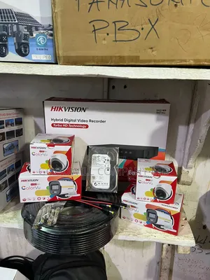 4 Channel Hik Vision Alphabeto-Ess CCTV Camera Full Kit