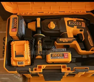 Ingco 20v Cordless Rotary Hammer Drill, 22mm,2 Pieces 4.0ah Battery
