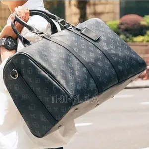 Monogram Eclipse Keepall Bandouliere 55 Travel Duffle Bag
