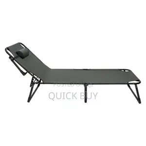 Adjustable Folding Sun Lounger or Camping Bed