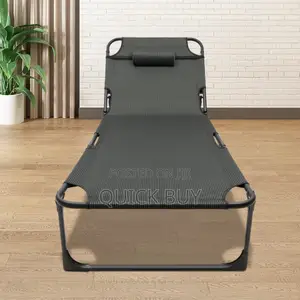 Adjustable Folding Sun Lounger or Camping Bed
