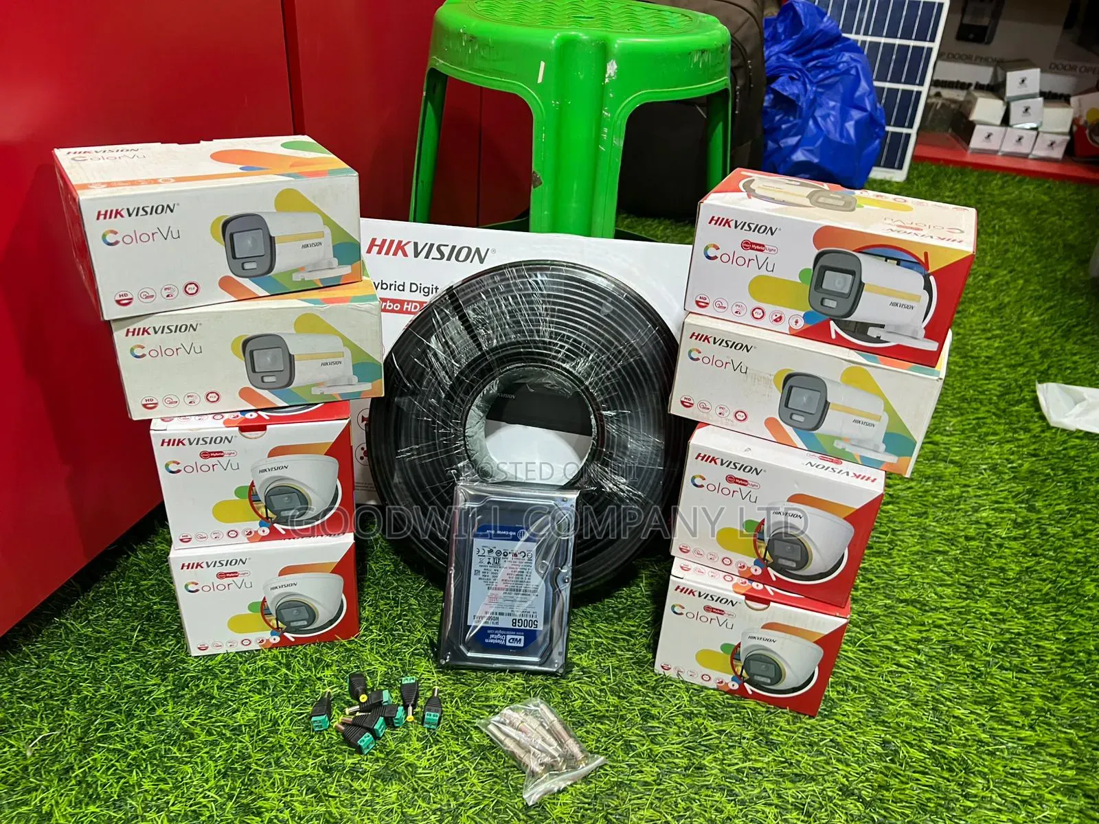 8 Channel Hik Vision Ankersolixwh CCTV Camera Full Kit