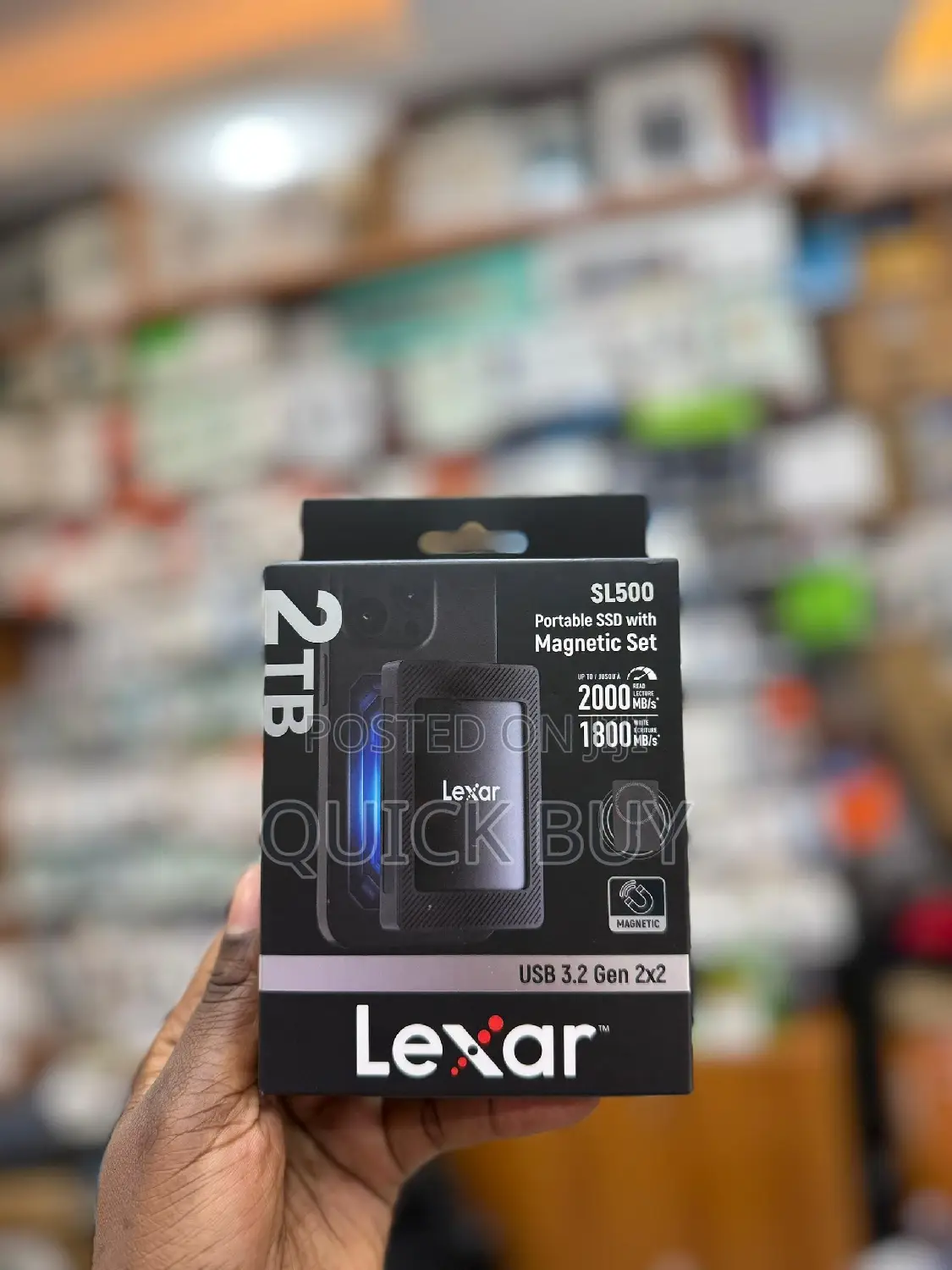 Lexar Sl500 Portable SSD With Magnetic Set