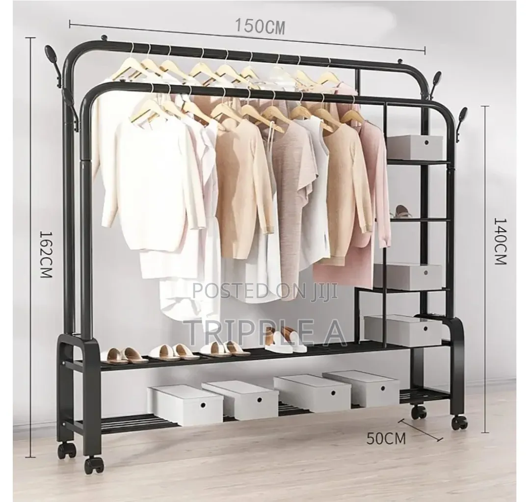 Folding Heavy Duty Clothing Rack