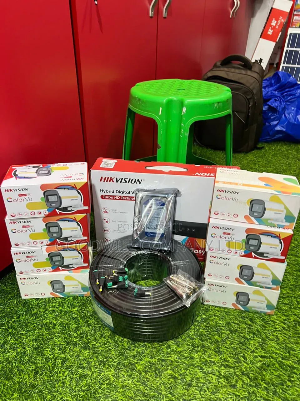 8 Channel Hik Vision Franklinwh CCTV Camera Full Kit