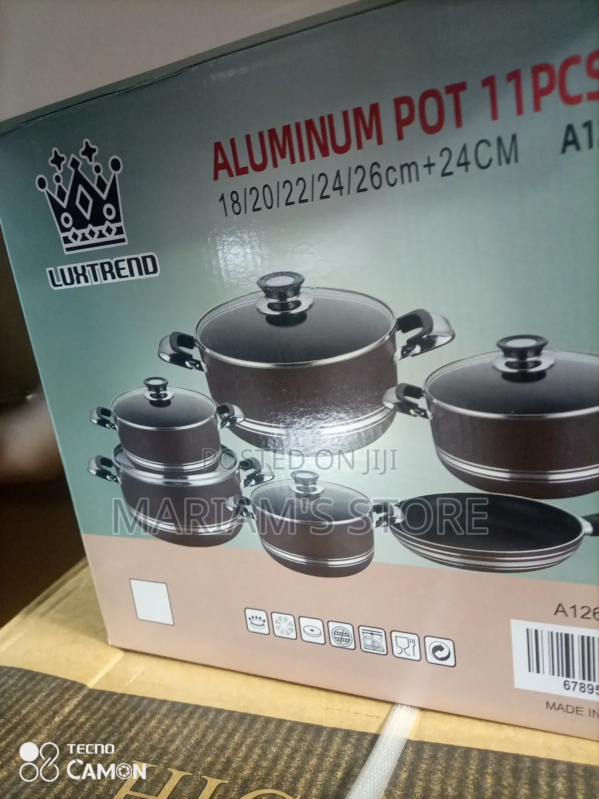 11-Piece Aluminum Non-Stick Cookware