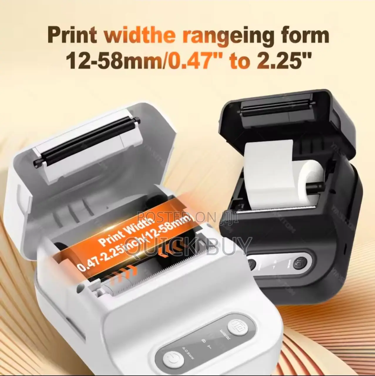 JBQ Pinnacle Mini Portable Label Printer