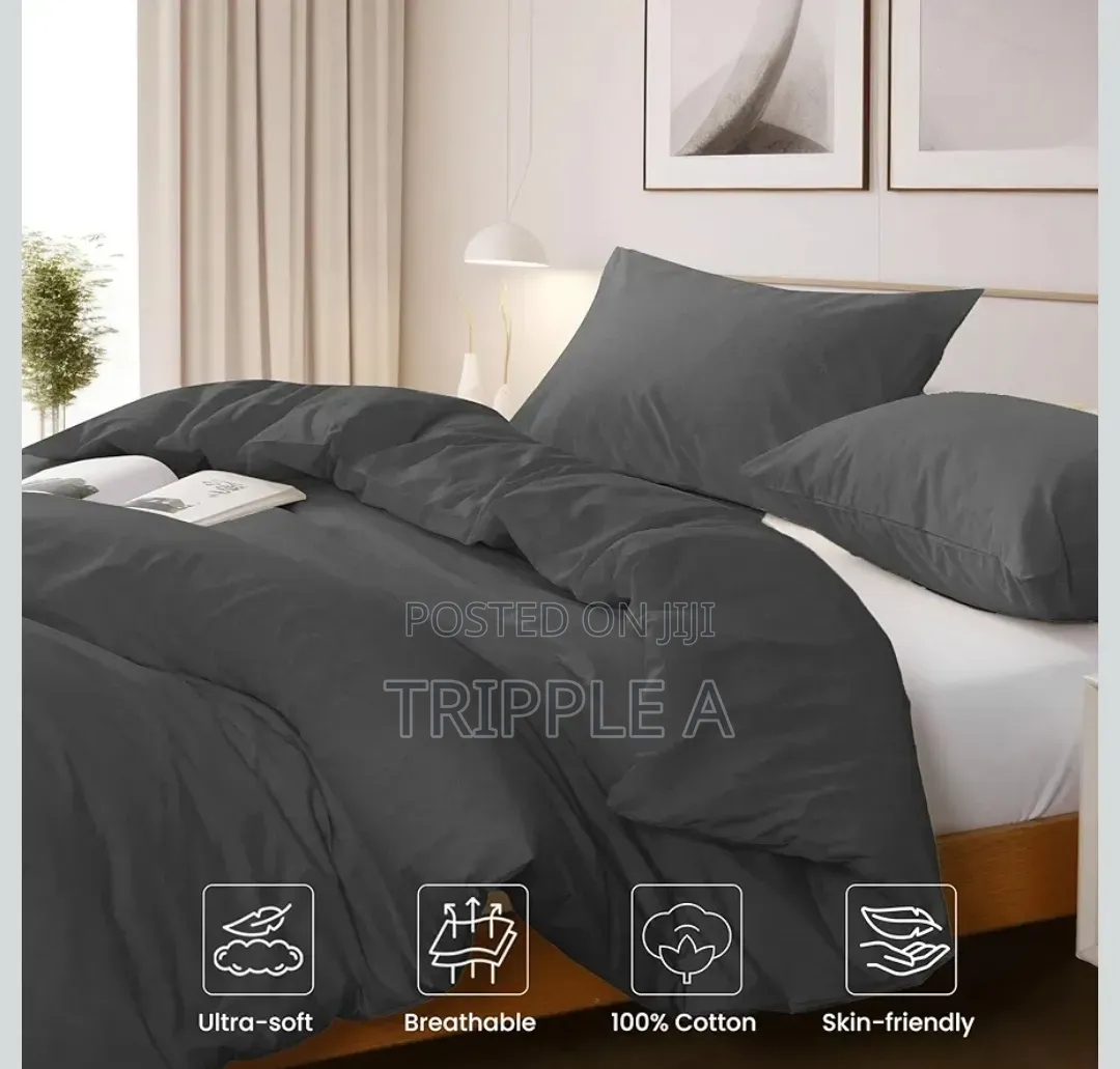 Egyptian 10pcs Cotton Bedsheets Duvet Good Quality