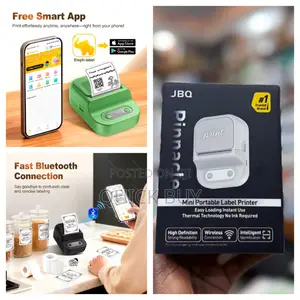 JBQ Pinnacle Mini Portable Label Printer