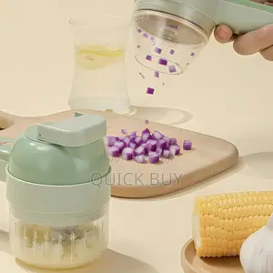 4 in 1 Electric Vegetable Chopper Hand Held
