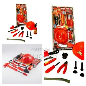 13-Piece Fire Fighter Hero Kids Tool