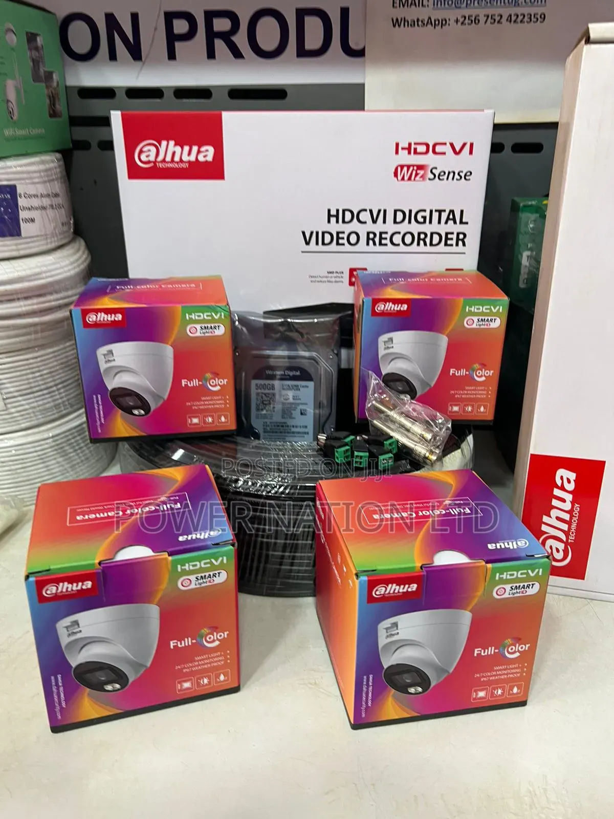 4 Channel Dahua Interstellar CCTV Camera Full Kit