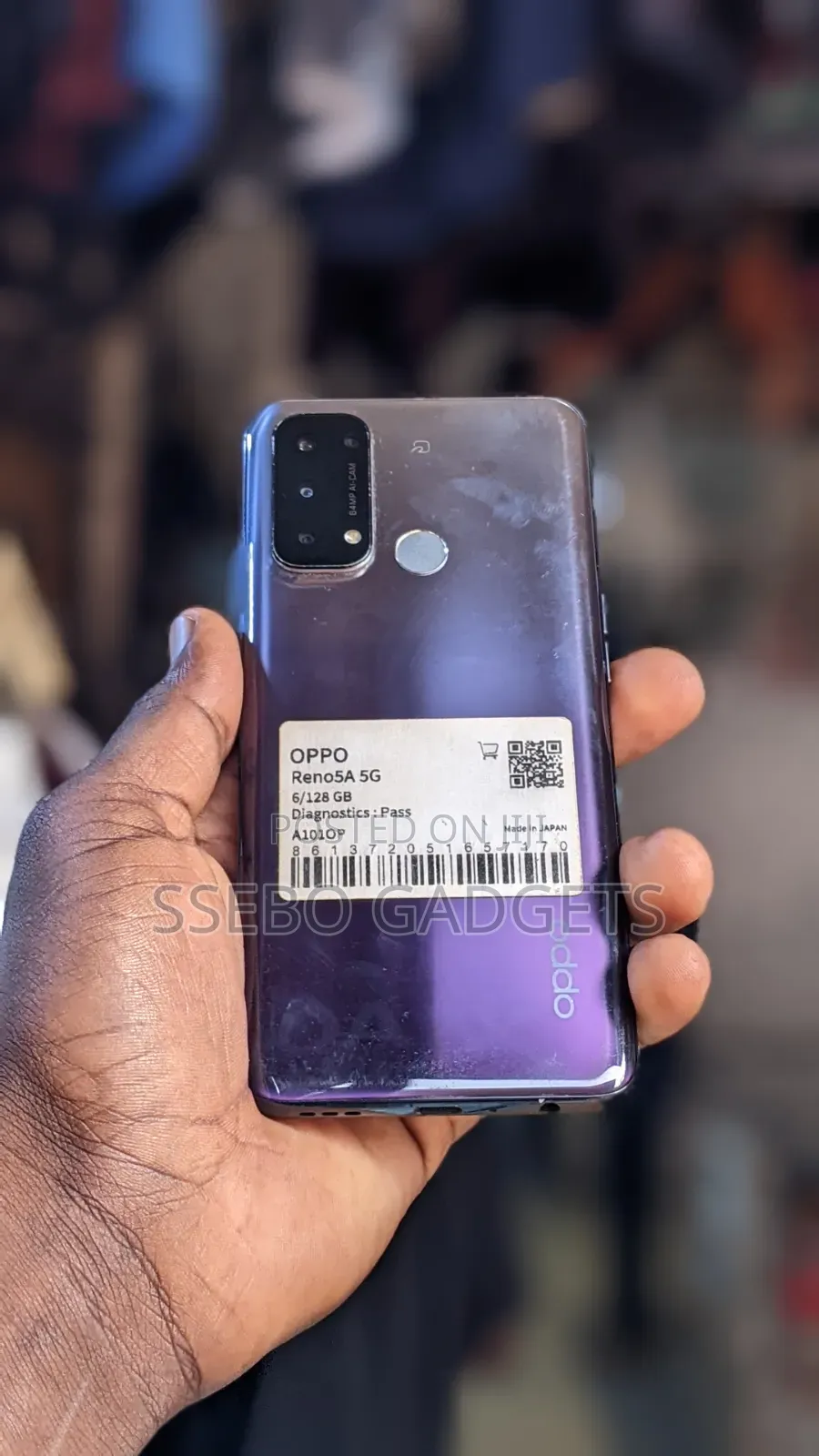 Oppo Reno5 A 128 GB Gray