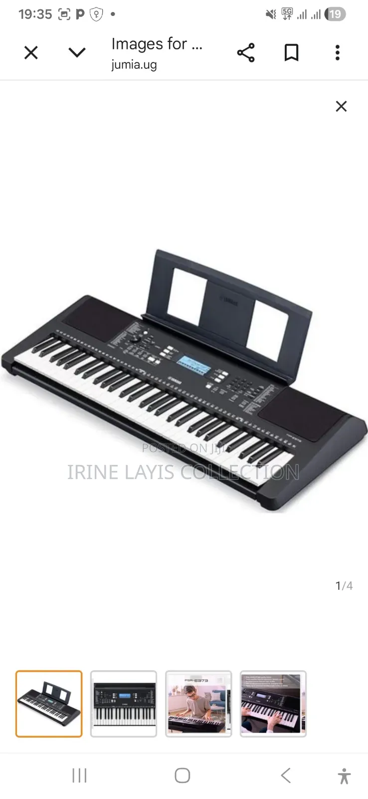 Yamaha PSR-E383 Digital Keyboard