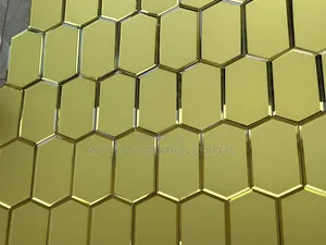 Gold and Sliver Mosaic Tiles