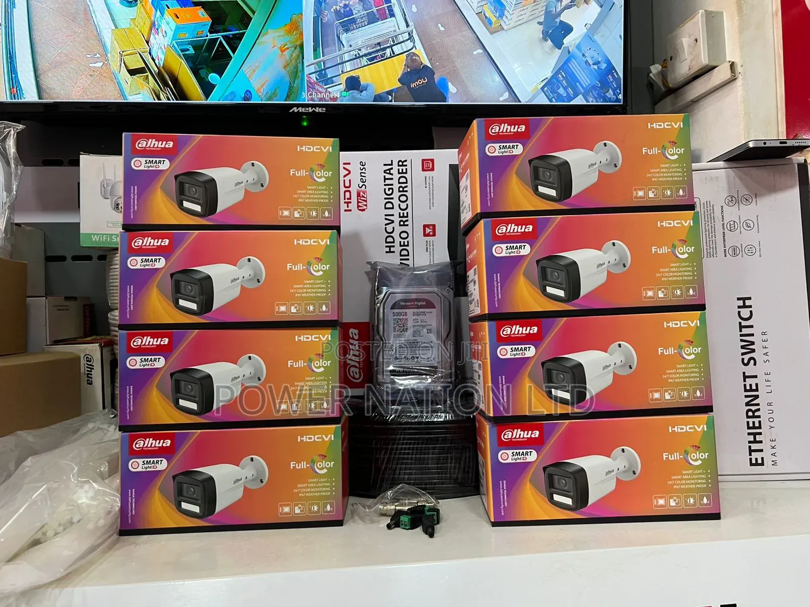 8 Channel Dahua Solaxpowerwh CCTV Camera Full Kit