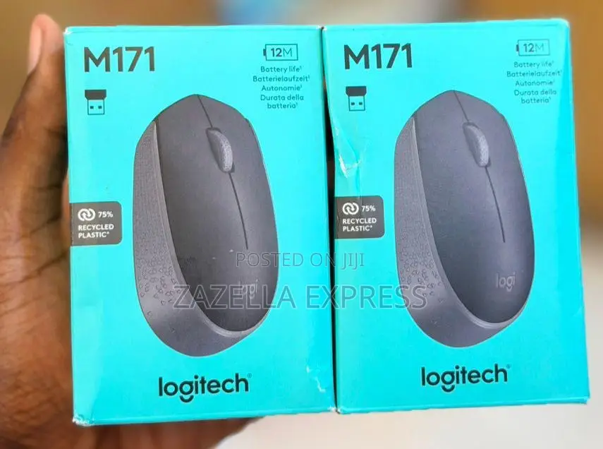 Logitech M171 Wireless Mouse for Pc, Mac, Laptop, 2.4 GHZ With Usb