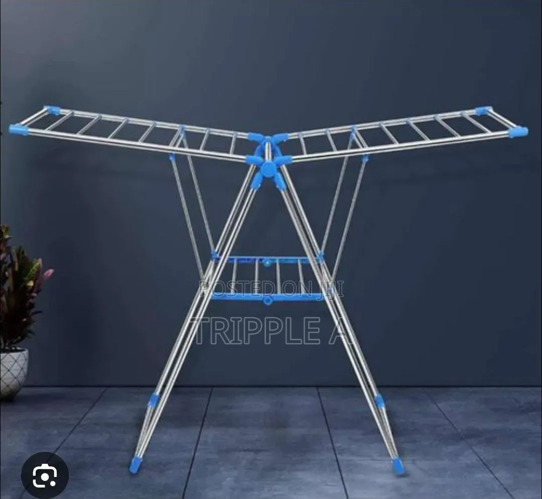 Planted Stainless Steel Foldable Cloth Drying Rack