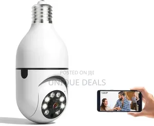 Light Bulb Security Camera,1080p Wireless Light Bulb Camera Wifi
