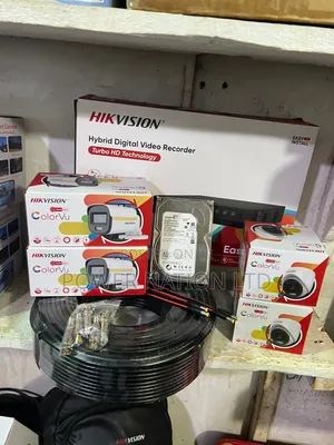 4 Channel Hik Vision Sigenergy CCTV Camera Full Kit