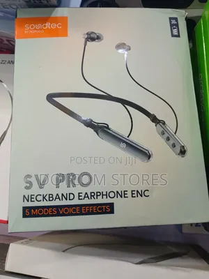 Porodo Soundtec Sv Pro Neckband Earphones.