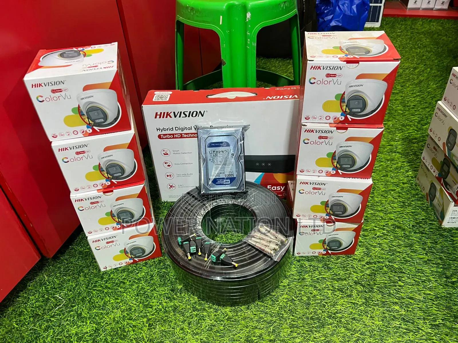 8 Channel Hik Vision Sigenergy CCTV Camera Full Kit