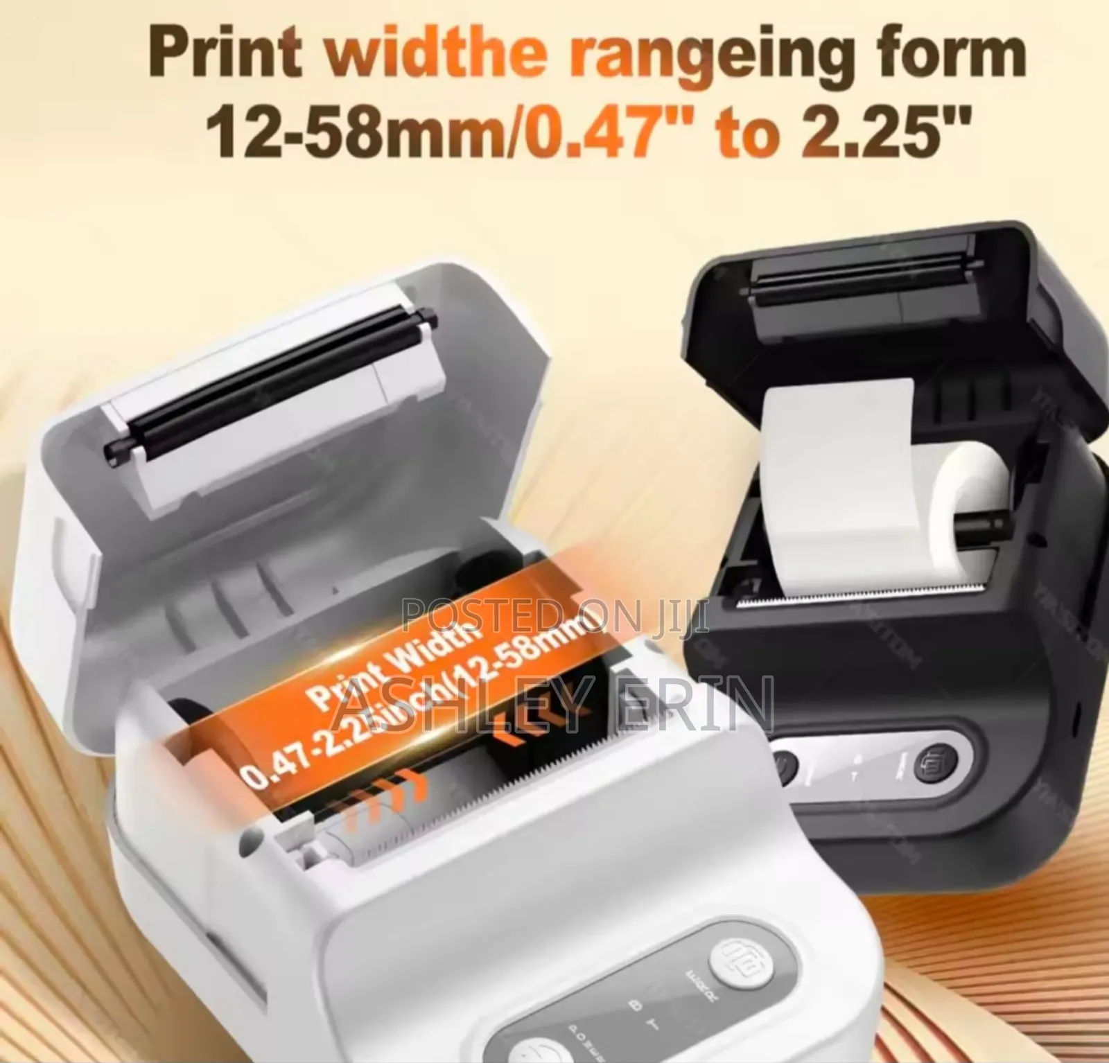 JBQ Pinnacle Mini Portable Label Printer