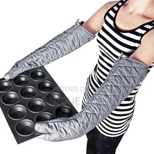 Oven Mitts Long Cotton Oven Gloves