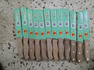 Wooden Handle Knives ~12pc
