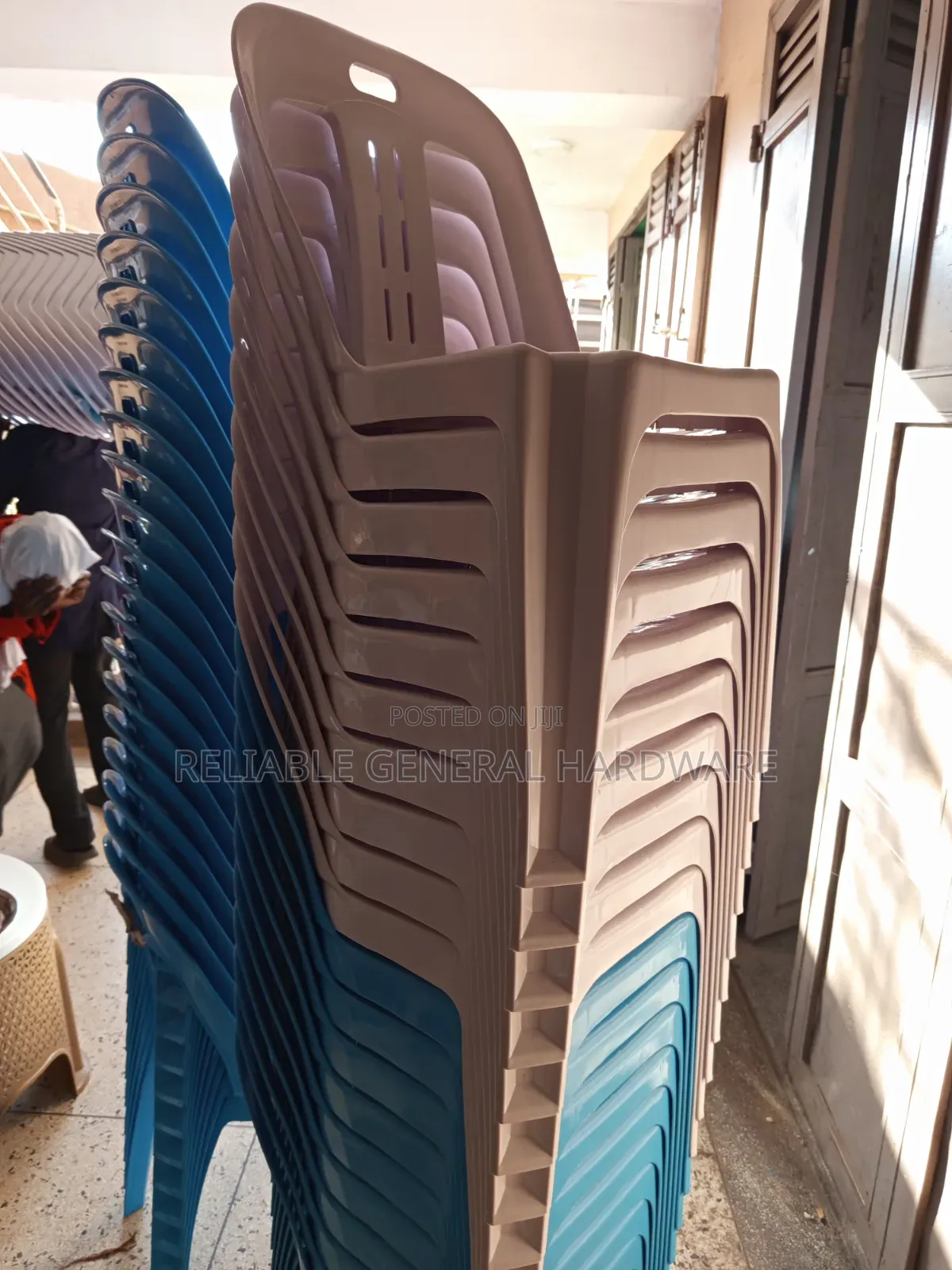 Plastic Chairs Sedentary Blue,White,Green