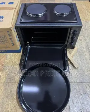 35 Liters Electric Mini Oven With Two Hot Plates on Top.