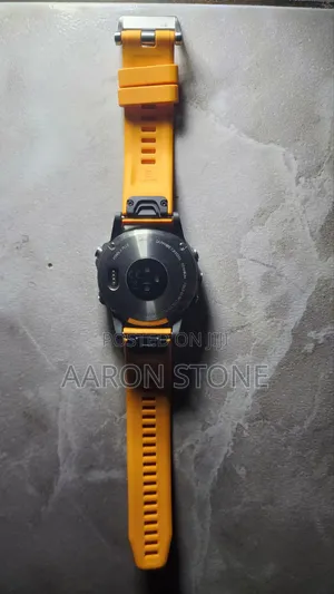 Garmin Fenix 5 Plus Sapphire Titanium Orange Band