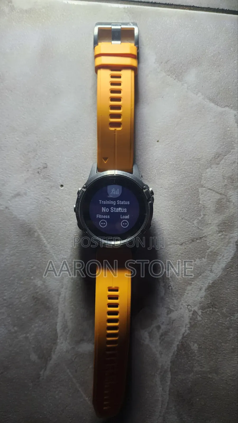 Garmin Fenix 5 Plus Sapphire Titanium Orange Band