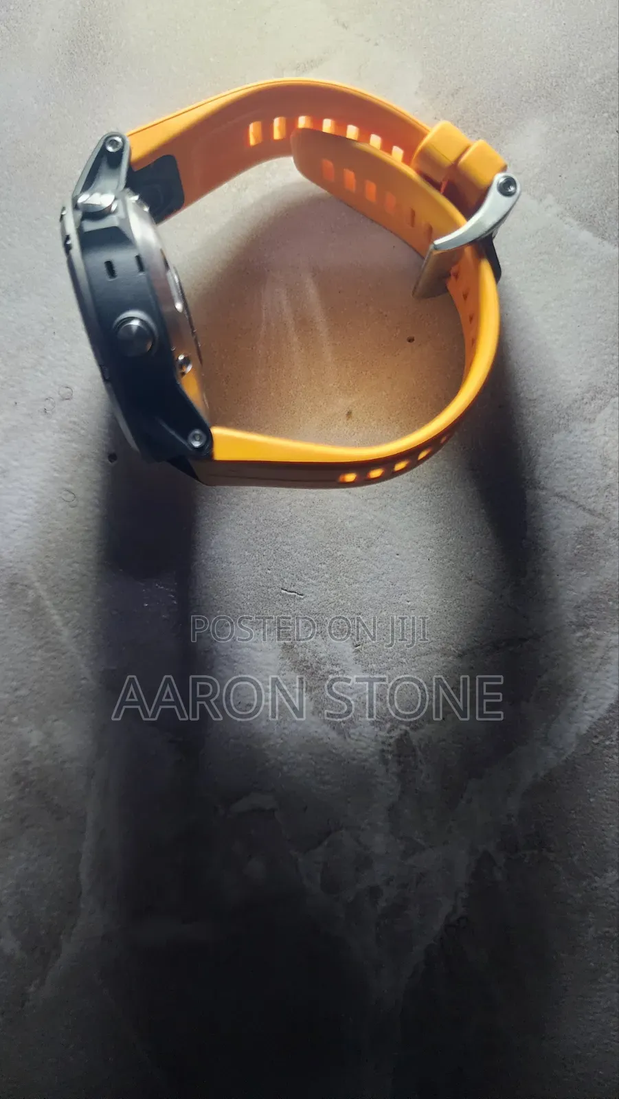 Garmin Fenix 5 Plus Sapphire Titanium Orange Band